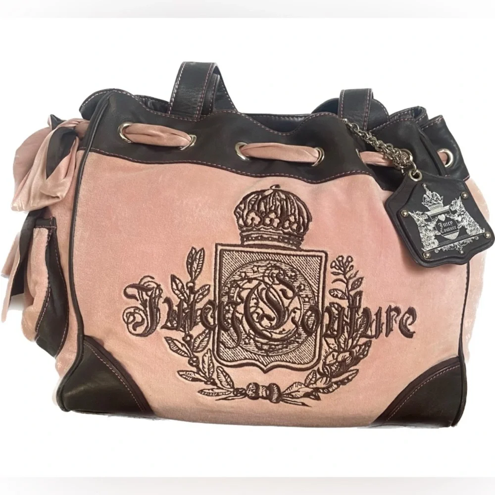 JUICY COUTURE ❤️❤️ VINTAGE Y2K SATCHEL BAG - Picture 16 of 16
